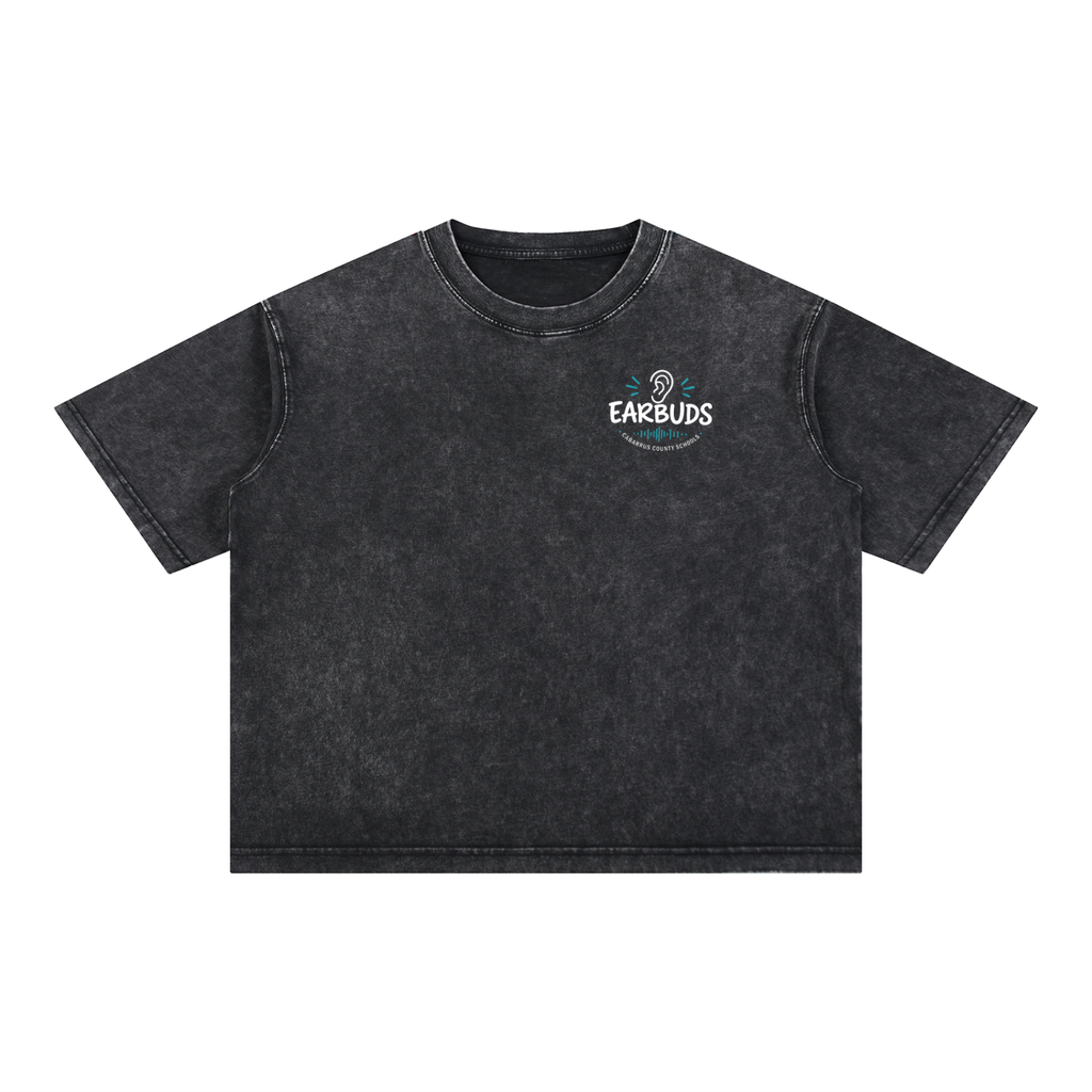 Mineral Wash Boxy Cotton T-Shirt