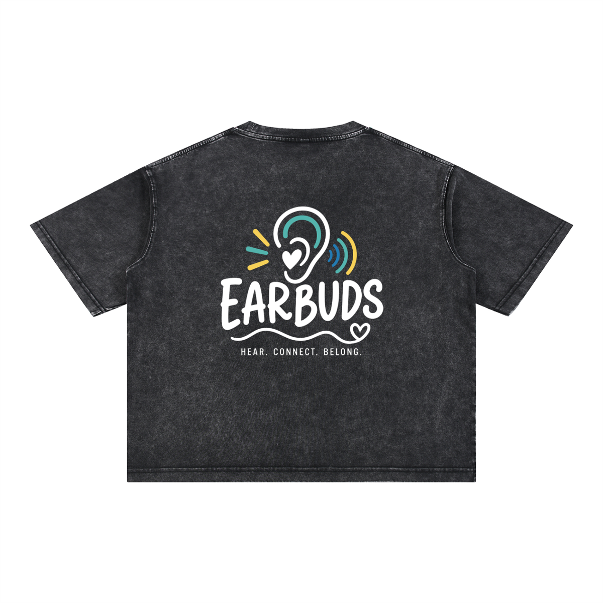 Mineral Wash Boxy Cotton T-Shirt