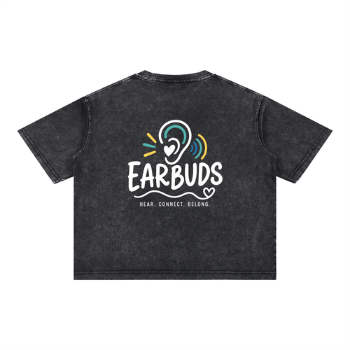 Mineral Wash Boxy Cotton T-Shirt
